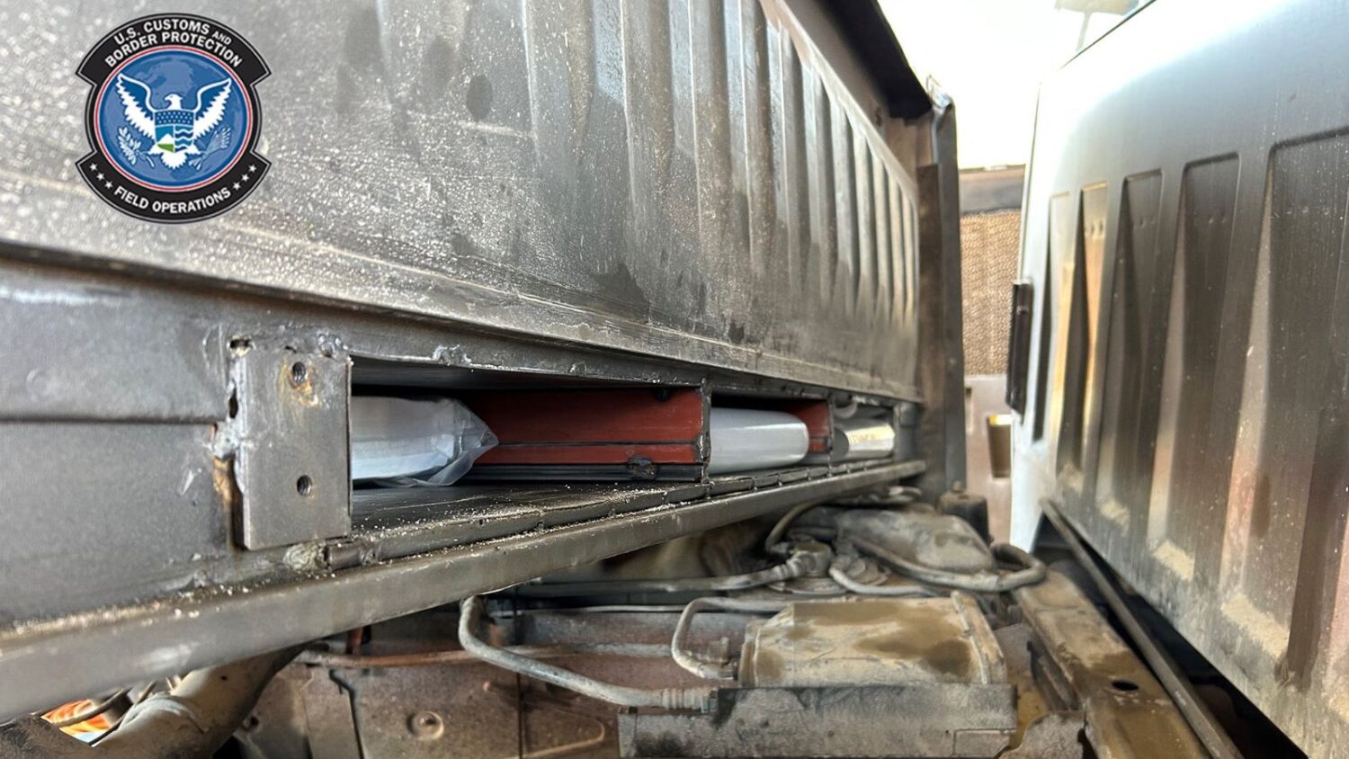 26 bags of methamphetamine hidden in truck crossing border...