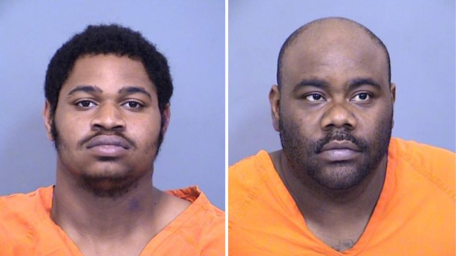 Christopher Lamar Taylor is pictured on the left while Montel Dion Anderson is pictured on the righ...