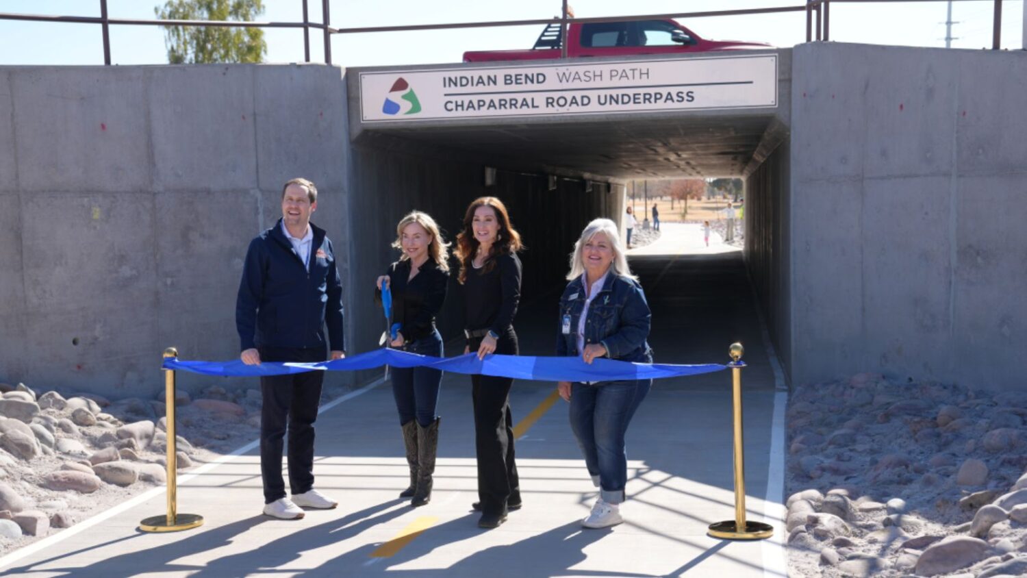 Scottsdale intersection underpass completed in January 2025...
