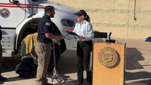 Arizona governor calls for pay raise for firefighters while honoring those who battled LA wildfires
