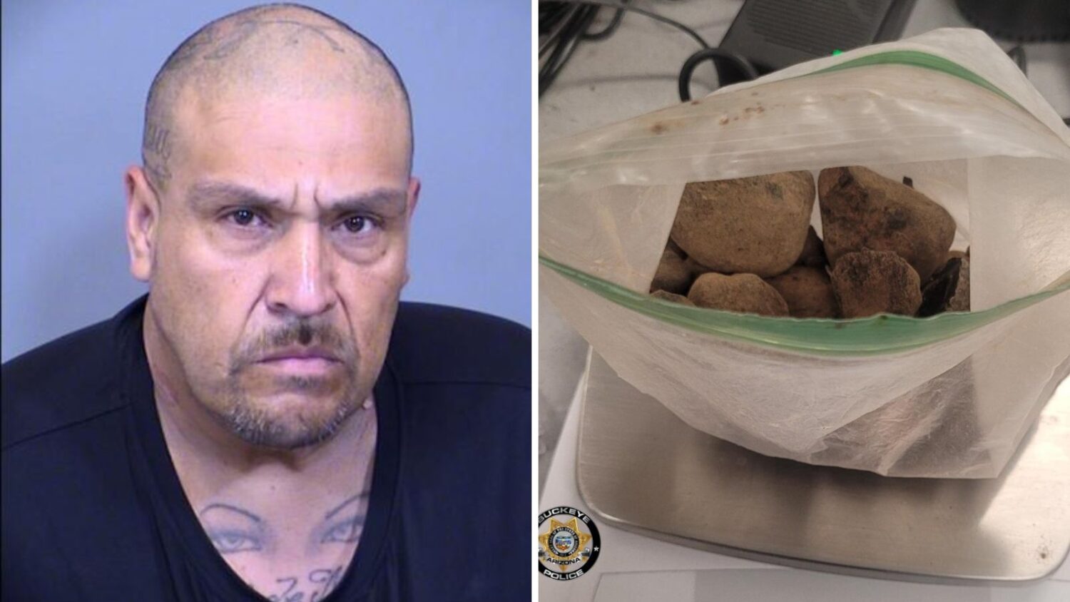 A recent traffic stop in Buckeye led to the seizure of a variety of illegal drugs, including 1 poun...