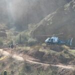 A hiker was airlifted off Camelback Mountain in Phoenix on March 24, 2025. 