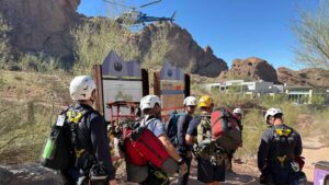Hiker dies 1 day after being airlifted off Camelback Mountain due to serious medical emergency