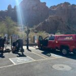 A hiker was airlifted off Camelback Mountain in Phoenix on March 24, 2025. 