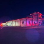 Crews work to extinguish a Phoenix restaurant fire.