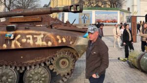 Sen. Mark Kelly of Arizona visits Ukraine for 3rd time since Russia invaded