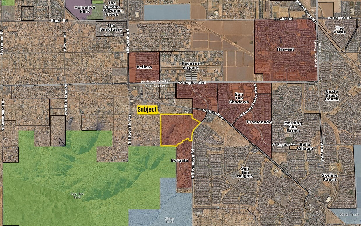 A homebuilder finalized the purchase of 218 single-family lots in Queen Creek, a real estate compan...