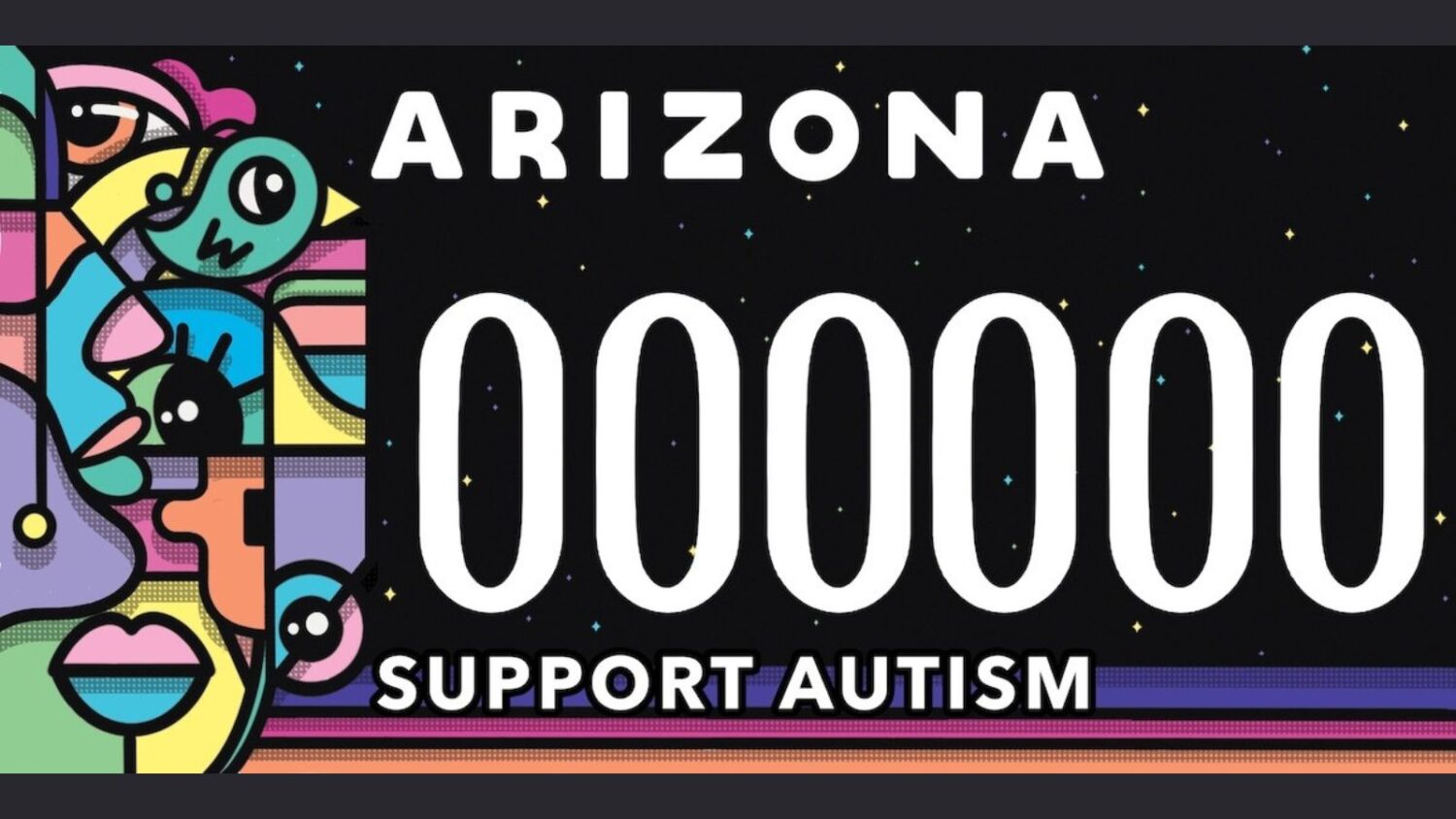 autism license plate...