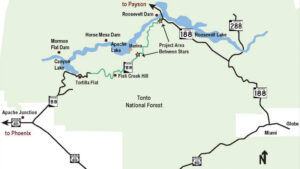Part of State Route 88 west of Roosevelt Dam to close for 1 month as part of paving project