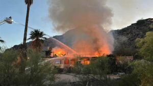 Multimillion-dollar Paradise Valley home goes up in flames