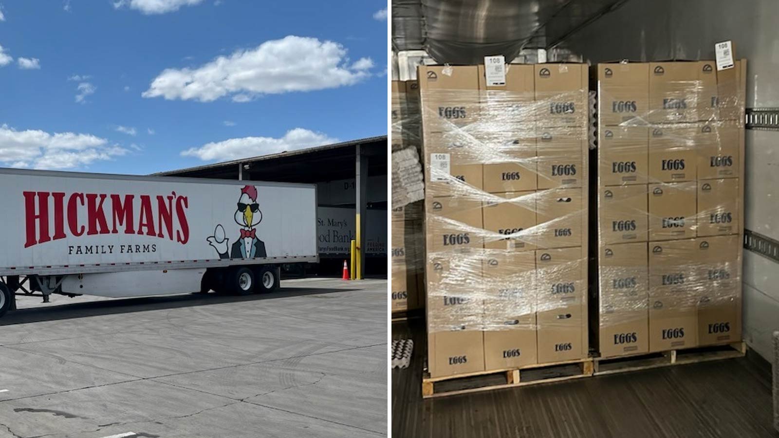 A Valley food bank got a surprise donation of eggs on Friday just in time for Easter....