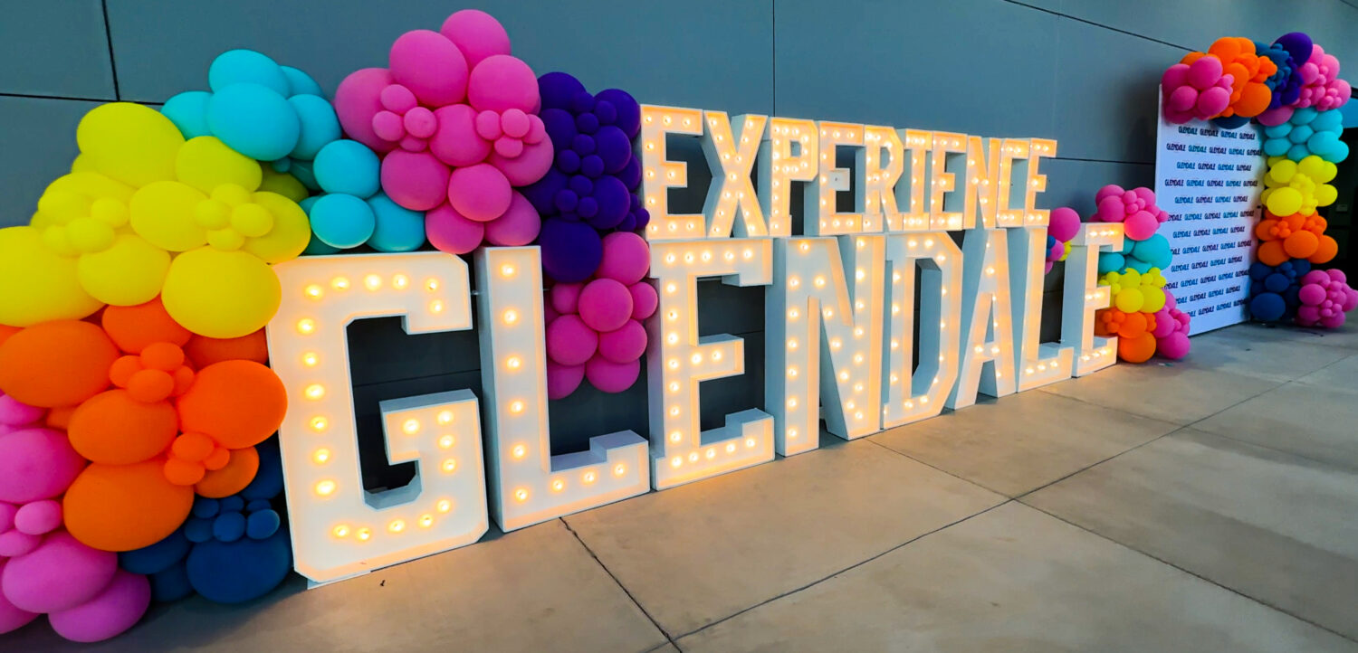 Glendale, Glendale Experience, rebrands...
