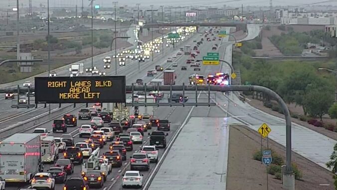 Shoplifting suspects jumped off I-10 bridge...