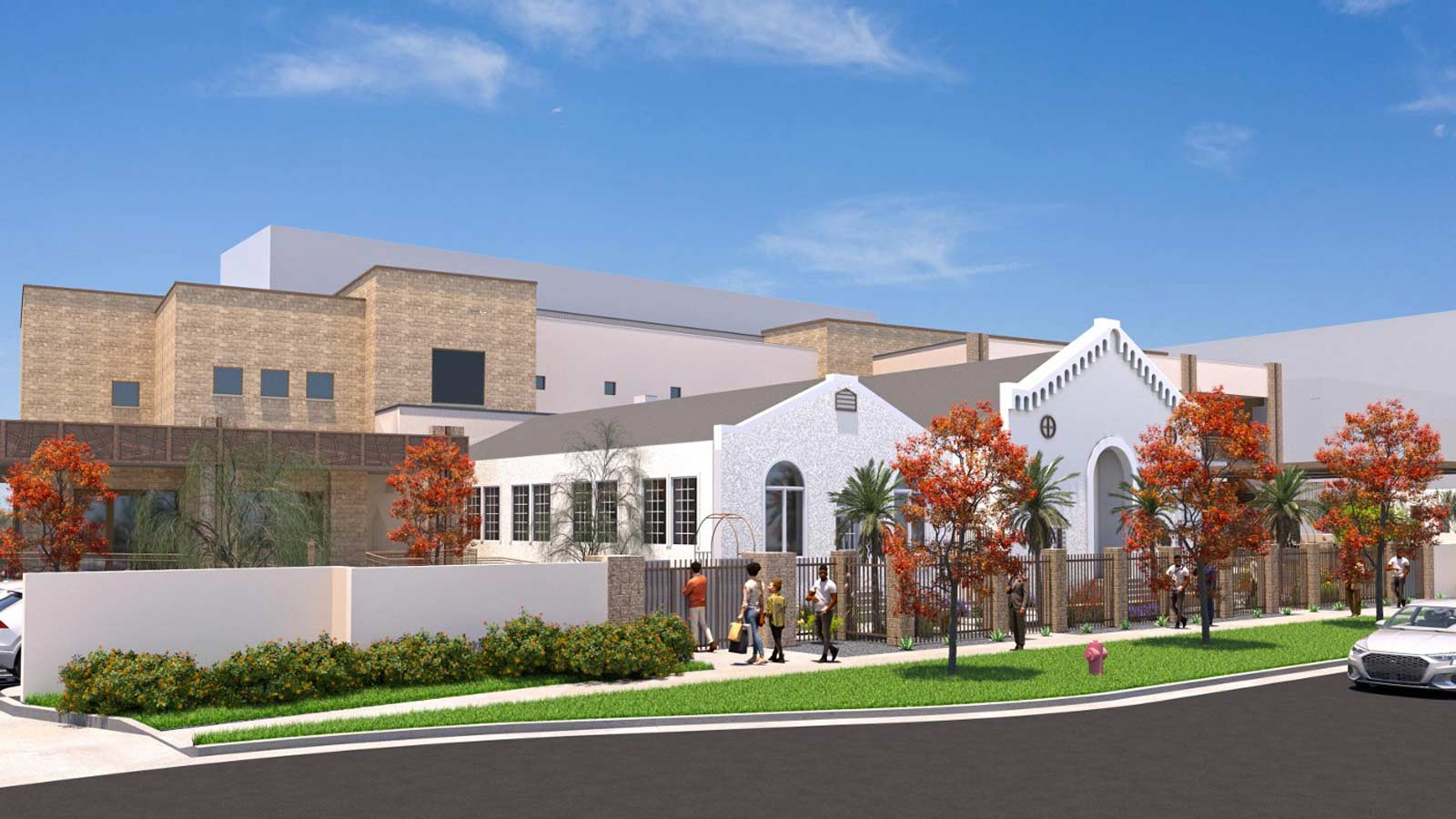 The Hilton Family Holocaust Education Center is expected to open by April 2027....