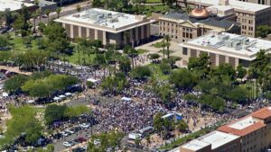 Sights and sounds: 'No Kings' protests gather around Valley against Trump, ICE