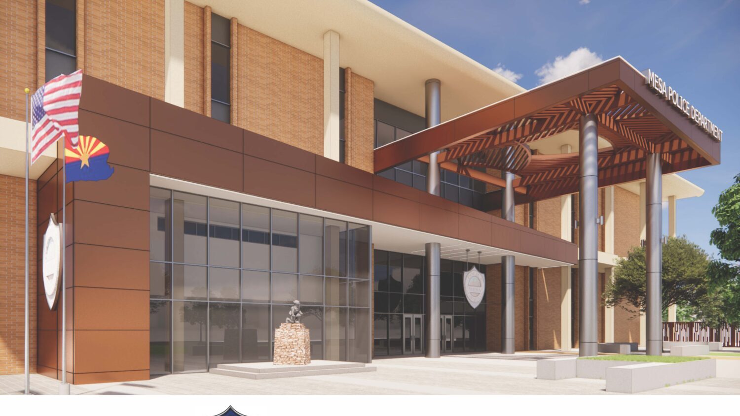 Mesa Police headquarters broke ground Monday on extensive renovations that will take place over the...