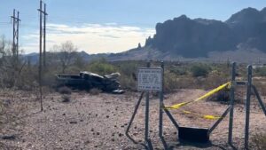 Boy killed, girl injured in single-vehicle rollover crash in Apache Junction