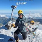 Arizona-based realtor Clayton Wolfe poses during his journey to climb the 7 Summits. (Photo courtesy Clayton Wolfe)