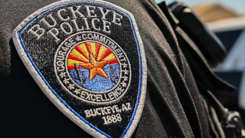 A man was arrested after he fired multiple rounds at a motorcyclist and later ran from police on Sa...