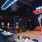 Pitching cages, arcade games and tables are pictured at Taroko Sports' new location in Mesa. (Michael Anthony)