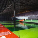 Batting cages at the new Taroko Sports location in Mesa are pictured. (Michael Anthony)