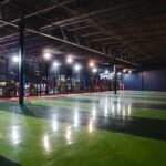 Batting cages at the new Taroko Sports location in Mesa are pictured. (Michael Anthony)