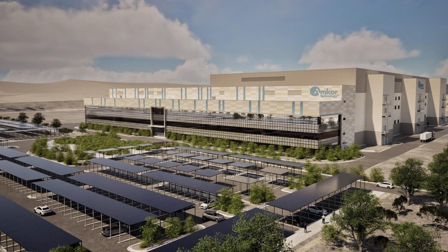 Rendering of new $2 billion Amkor facility in Peoria...