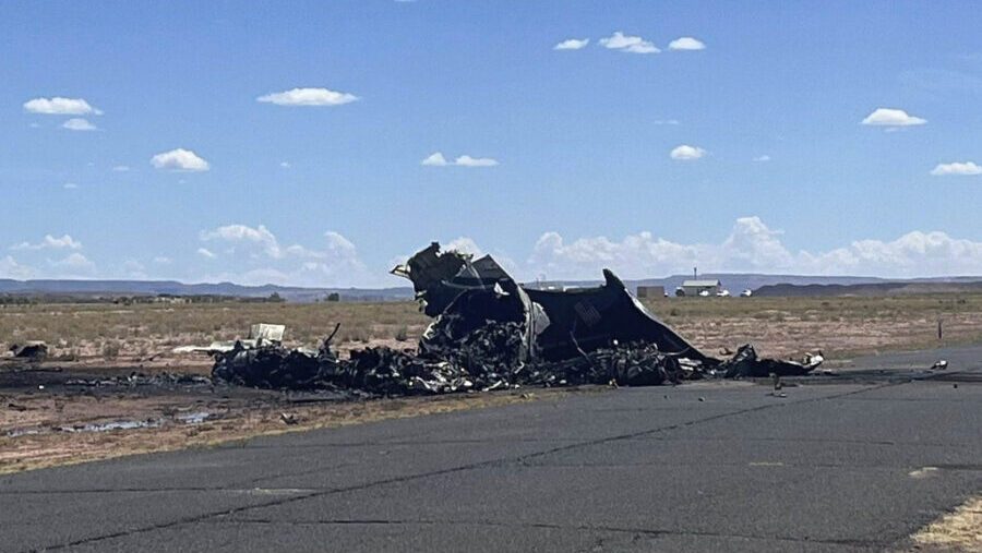 Federal investigators on Wednesday were trying to piece together what caused a medical transport pl...