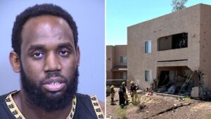 Man sentenced to 8 years for assaulting girlfriend, crashing SUV into family's Buckeye apartment