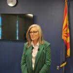 Governor Katie Hobbs visits Madison Park Middle School to highlight school lunch funding. (Shira Tanzer/KTAR News)