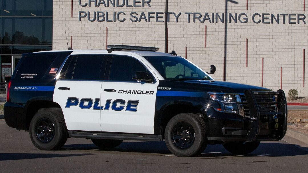A Chandler police officer was allegedly injured by a motorcyclist during a traffic stop in Tempe on...