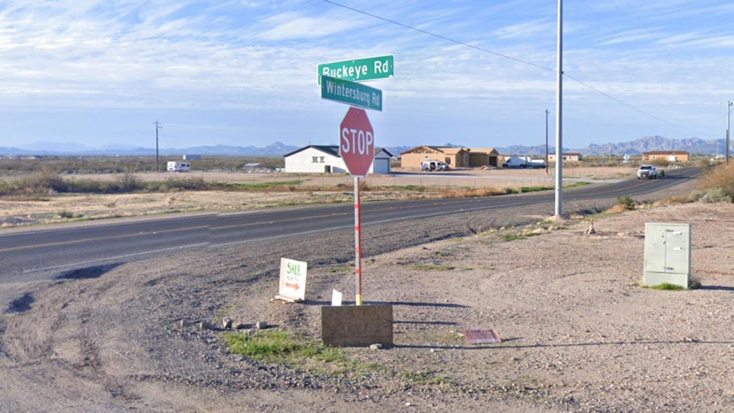 The intersection of Wintersburg and Buckeye roads was closed Thursday due to a possible hazmat situ...