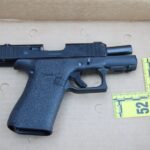 Gun  found at scene of shooting involving Chandler police officers. (Mesa Police Department Photo)