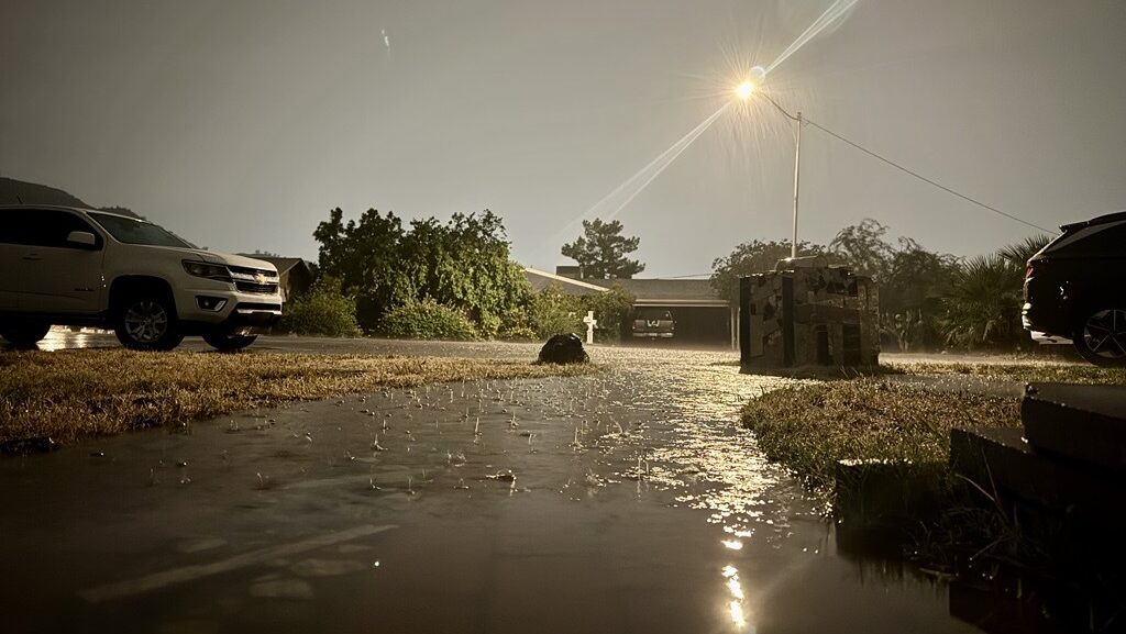 Parts of the Valley were hit with wind and thunderstorms on Tuesday night, a day after Phoenix metr...
