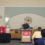 The Fiesta Sports Foundation donates 25 AEDs to Arizona schools. (Shira Tanzer/KTAR News)