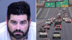 Suspect in deadly wrong-way crash in Phoenix jailed after getting out of hospital