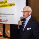 Rob Walton speaks after his record $115 million donation to ASU was announced. (Samantha Chow/ASU)