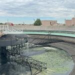 The 91st Avenue Wastewater Treatment Plant treats sewage water for reuse. (KTAR News photo/Heidi Hommel)