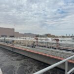 The 91st Avenue Wastewater Treatment Plant treats sewage water for reuse. (KTAR News photo/Heidi Hommel)