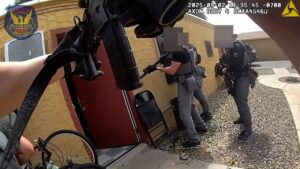 Phoenix police release new video of shooting that injured 2 officers