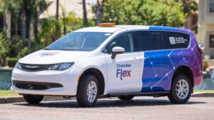 Chandler Flex microtransit service adding Waymo robotaxi option