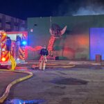 Firefighters responded to the fire at La Santisima around 2 a.m. on Sept. 27. (Phoenix Fire Department photo)