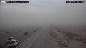 Monsoon weather impacts western Maricopa County with dust, strong wind