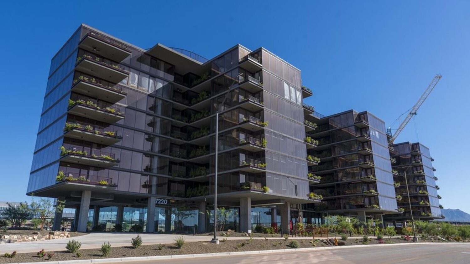 The Optima McDowell Mountain development in Scottsdale has begun welcoming residents. (Photo by Jim...