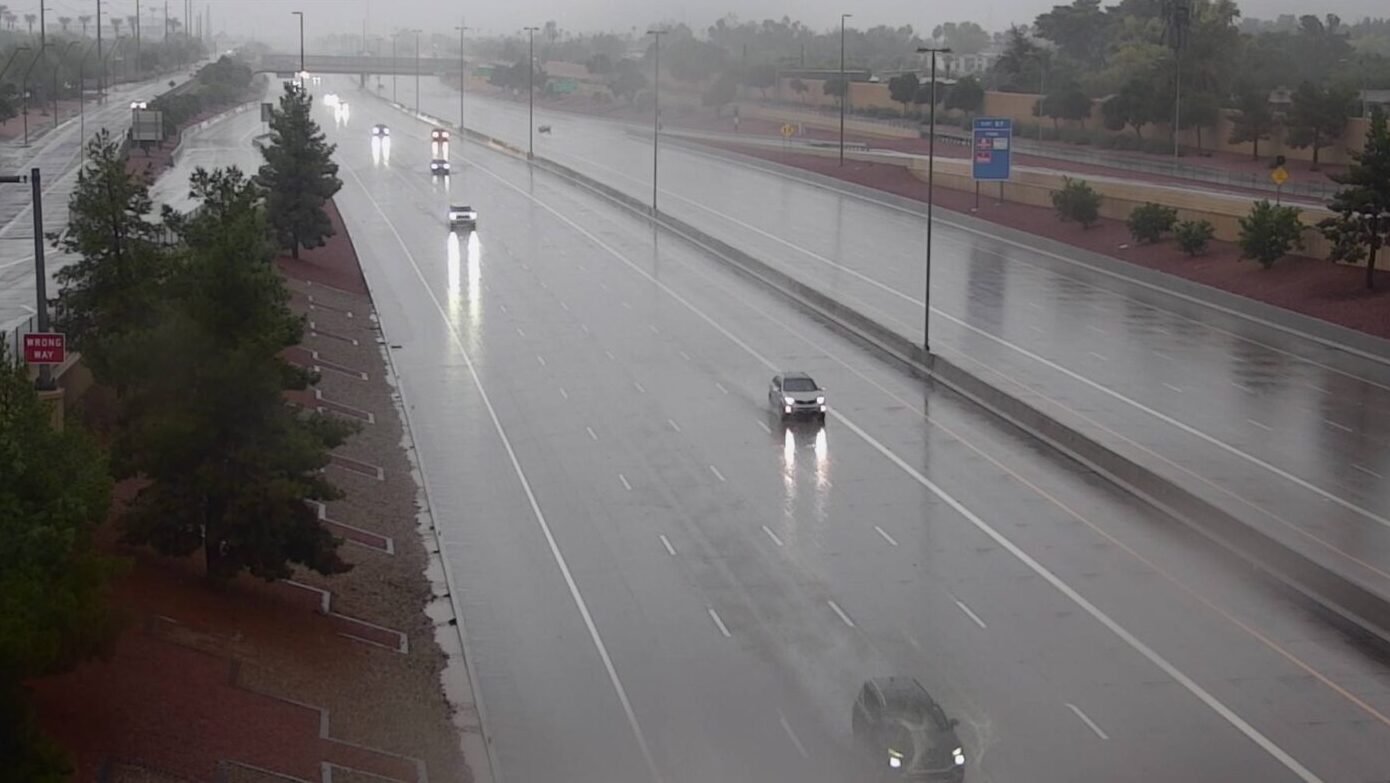 Thunderstorms and rain continued to affect parts of the Valley on Sunday morning after overnight st...