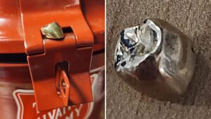 Smile again! Another gold tooth deposited in Arizona Salvation Army donation pot