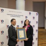 ABOR, U of A, and Banner Health celebrate 10 years of their partnership. (Shira Tanzer/KTAR News)