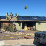 after a fire broke out in a house fire in north Phoenix on Monday a family dog died 