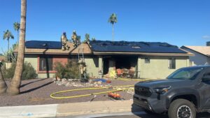Dog killed in north Phoenix house fire, family displaced