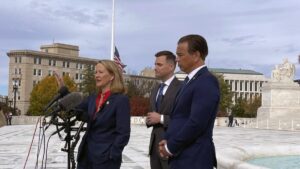 Arizona Attorney General Kris Mayes argues tariffs case at SCOTUS